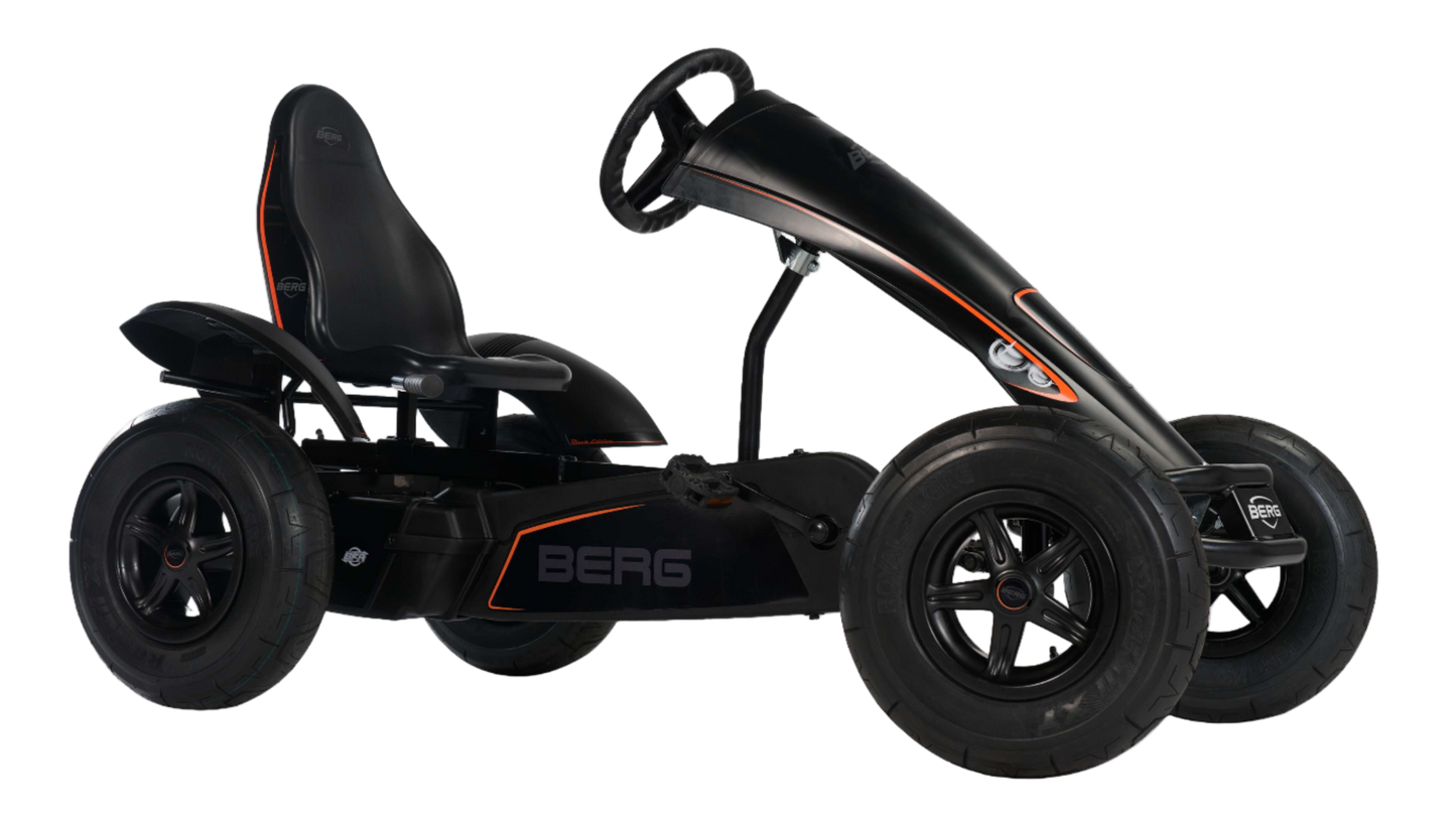Active outdoor play with BERG Black Edition go-kart