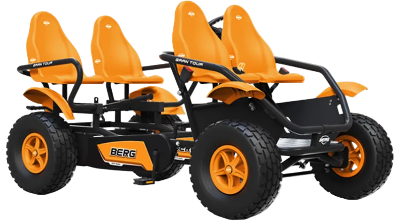 Outdoor play with BERG Gran Tour go-kart