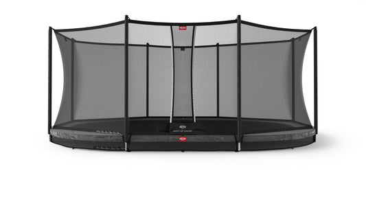 Safe outdoor fun with BERG Grand Favorit InGround trampoline