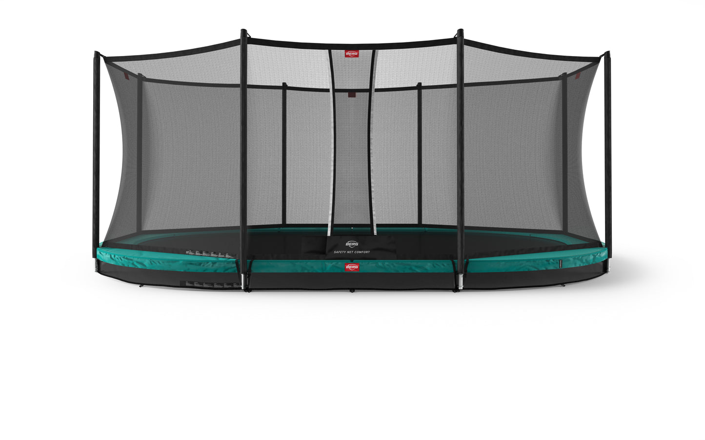 Safe outdoor fun with BERG Grand Favorit InGround trampoline