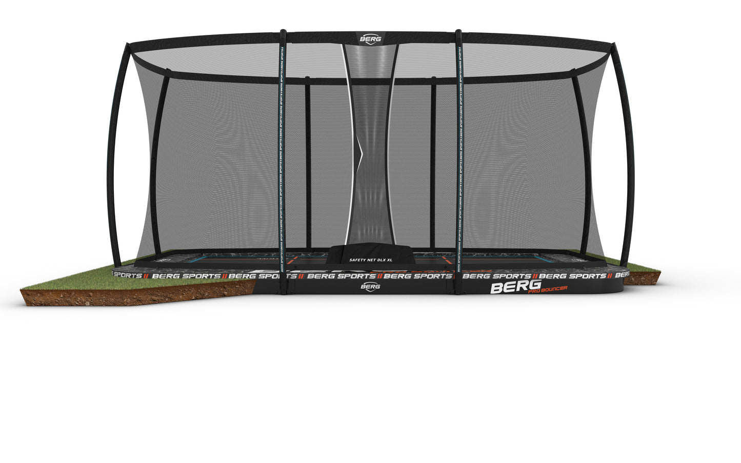 BERG Ultim Pro Bouncer FlatGround rectangular trampoline for athletes