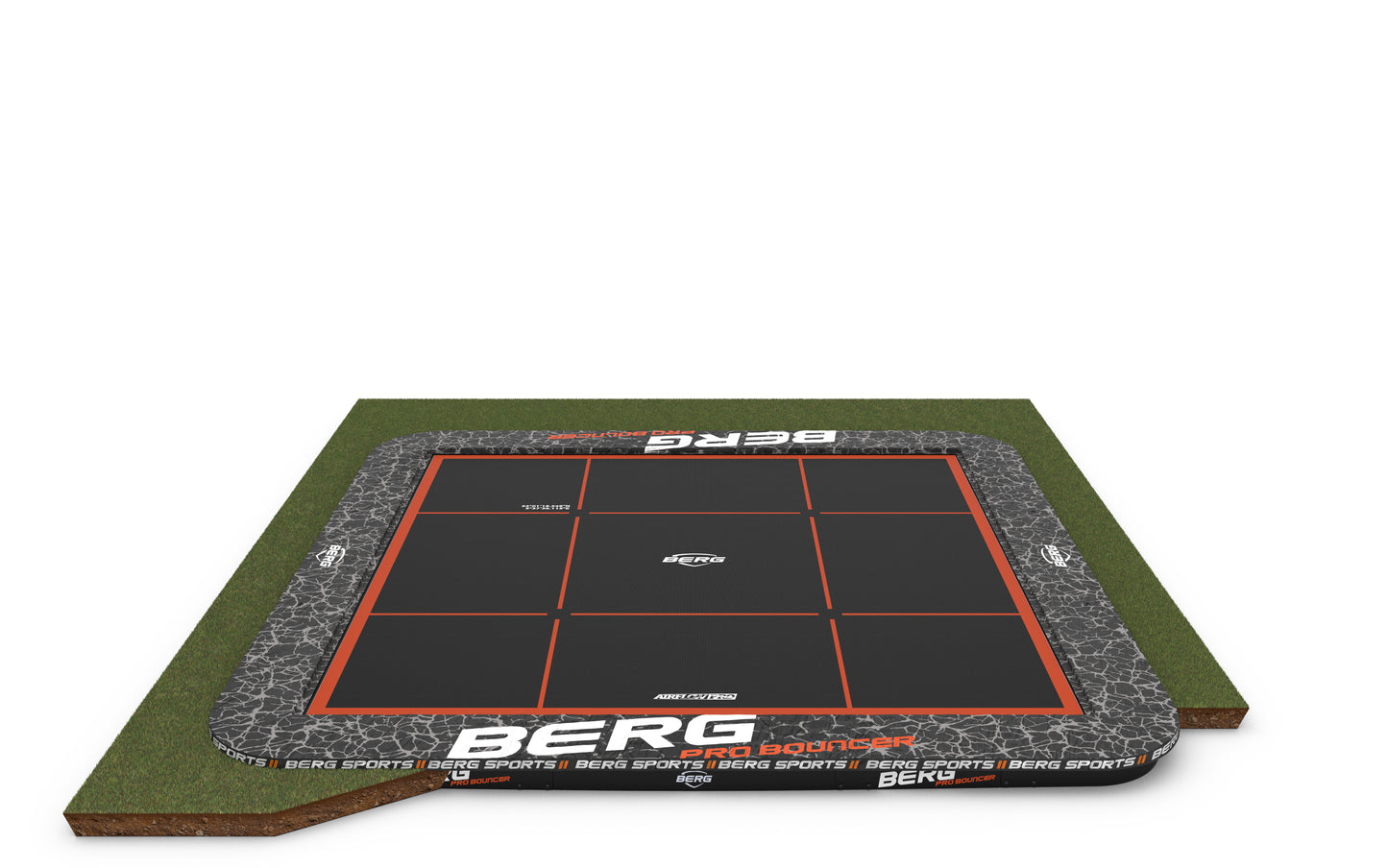 Premium in-ground trampoline BERG Sports Ultim Pro Bouncer FlatGround