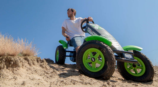 BERG X-Plore kids pedal go-kart with sporty design