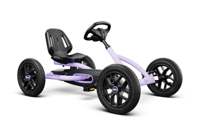 BERG Buddy Purple pedal go kart front view durable kids outdoor toy Ireland