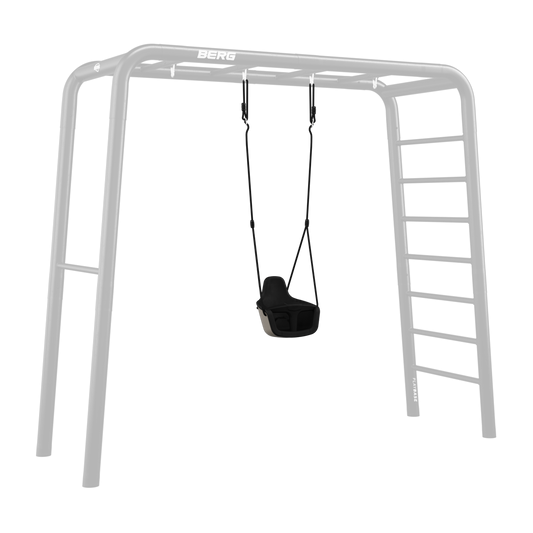 BERG PlayBase Baby Seat attached to frame