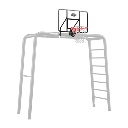 BERG PlayBase Basketball Hoop attached to frame