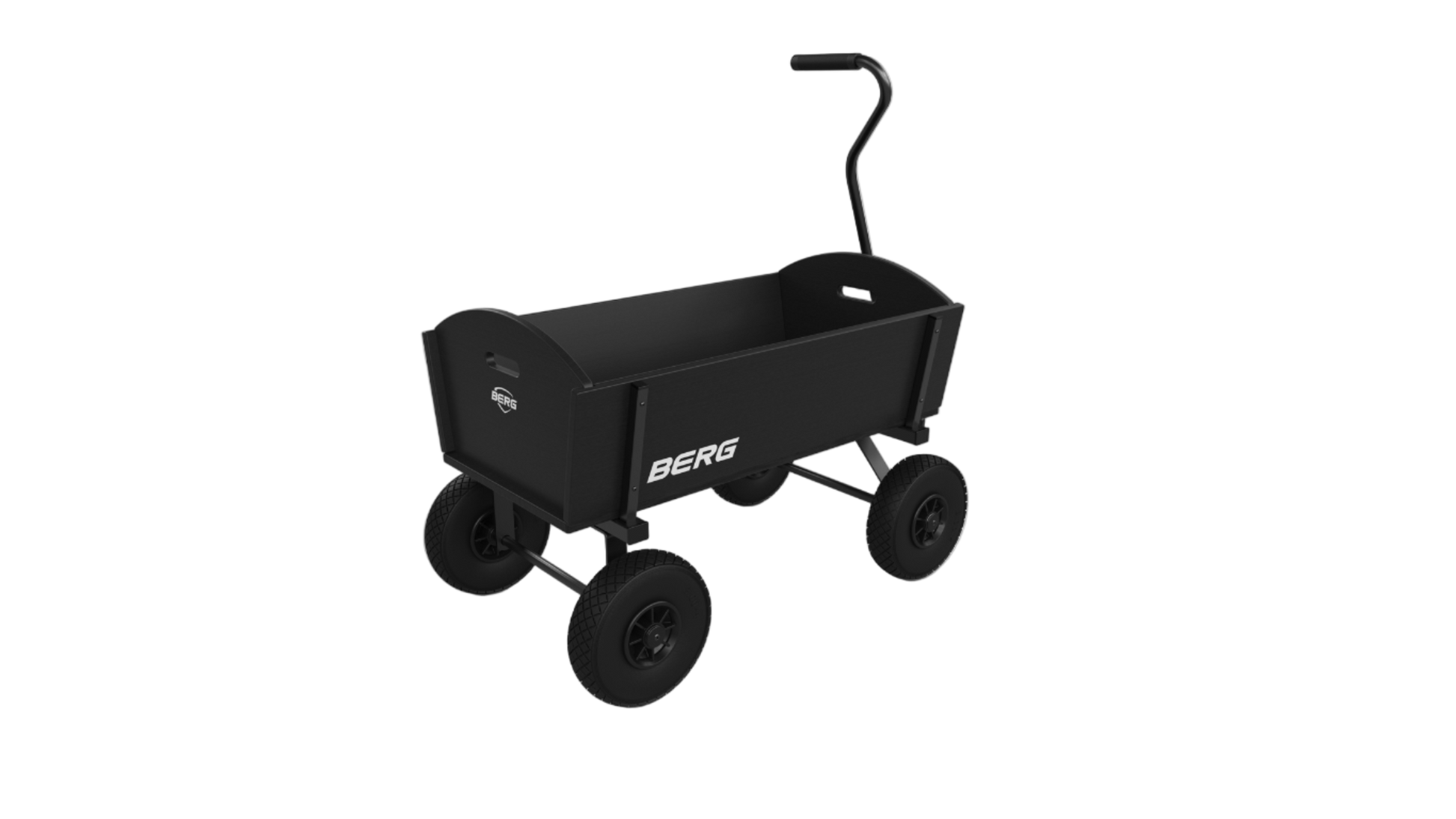 BERG Beach Wagon Black for kids carrying toys and gear