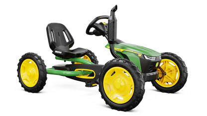 Kids active play on BERG Buddy John Deere