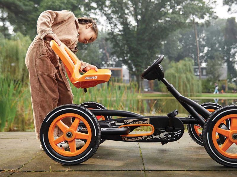 BERG Buddy PRO kids pedal go-kart with adjustable seat