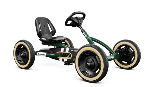 Kids active play on BERG Buddy Retro Green