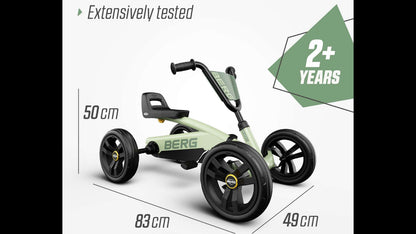 BERG Buzzy Green kids ride-on toy ideal for outdoor adventures and active play