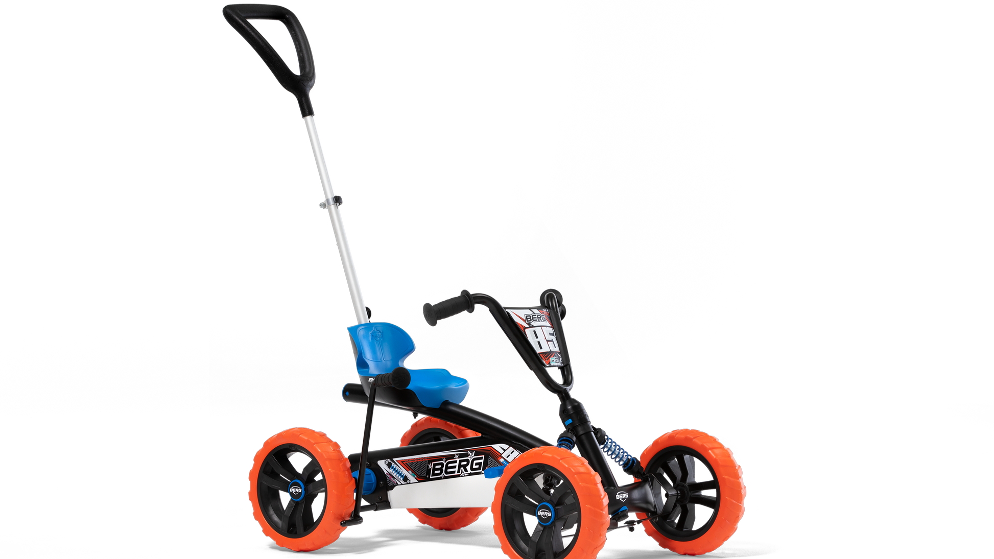 BERG Buzzy Nitro 2-in-1 pedal go-kart with push bar