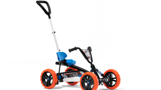 BERG Buzzy Nitro 2-in-1 pedal go-kart with push bar