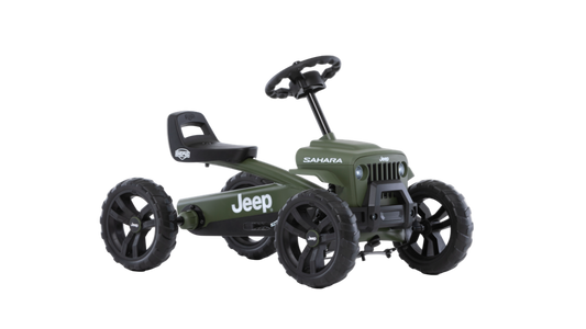 BERG Buzzy Sahara pedal go-kart with Jeep styling