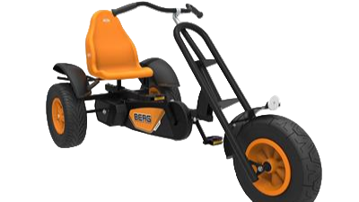 BERG Chopper kids pedal go-kart with unique chopper design