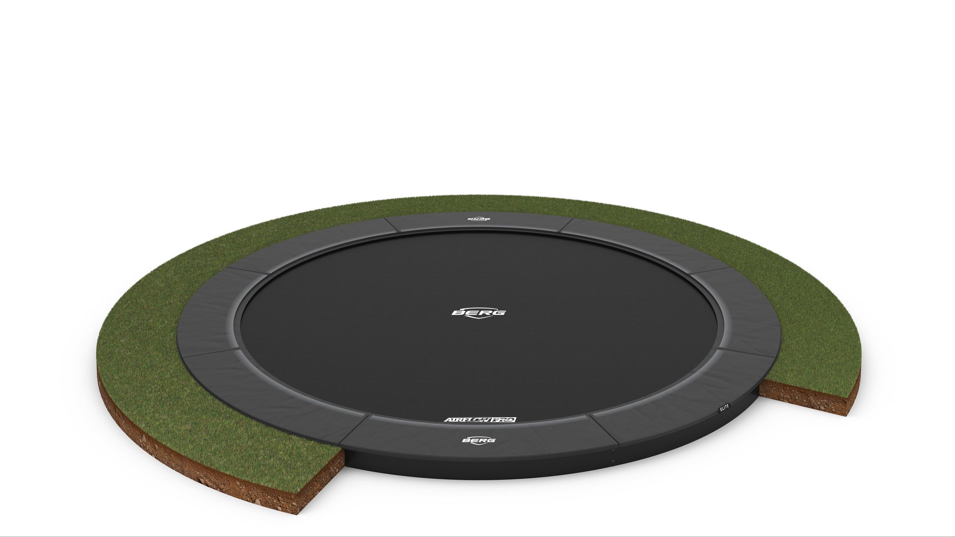 Premium outdoor trampoline BERG Elite FlatGround