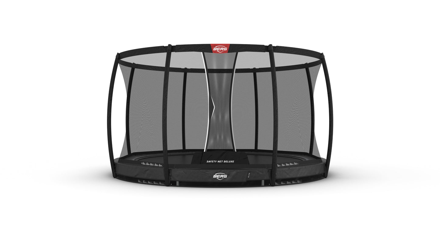 Safe outdoor fun with BERG Elite InGround trampoline