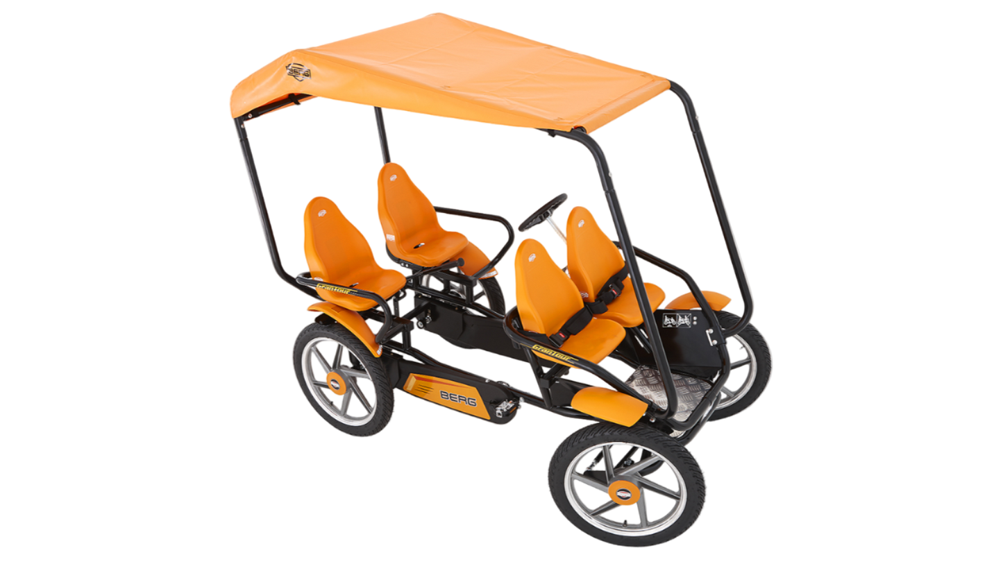 BERG Gran Tour kids pedal go-kart with sleek design