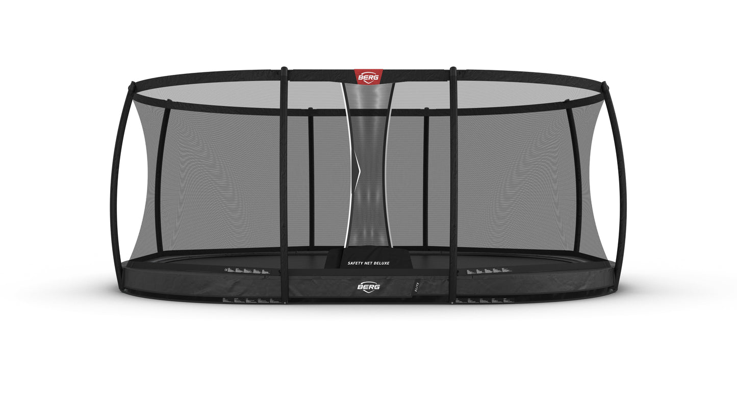 Safe outdoor fun with BERG Grand Elite InGround trampoline