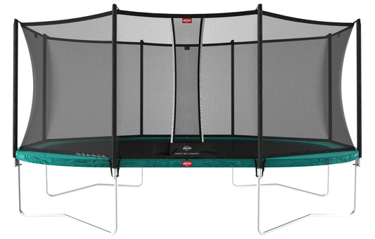 Outdoor fun with BERG Grand Favorit Regular trampoline for kids