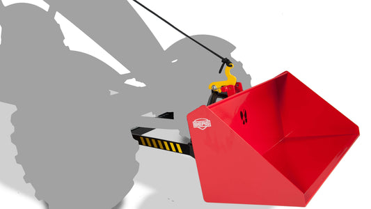 BERG Lifting Unit with compatible go-kart accessories Bucket