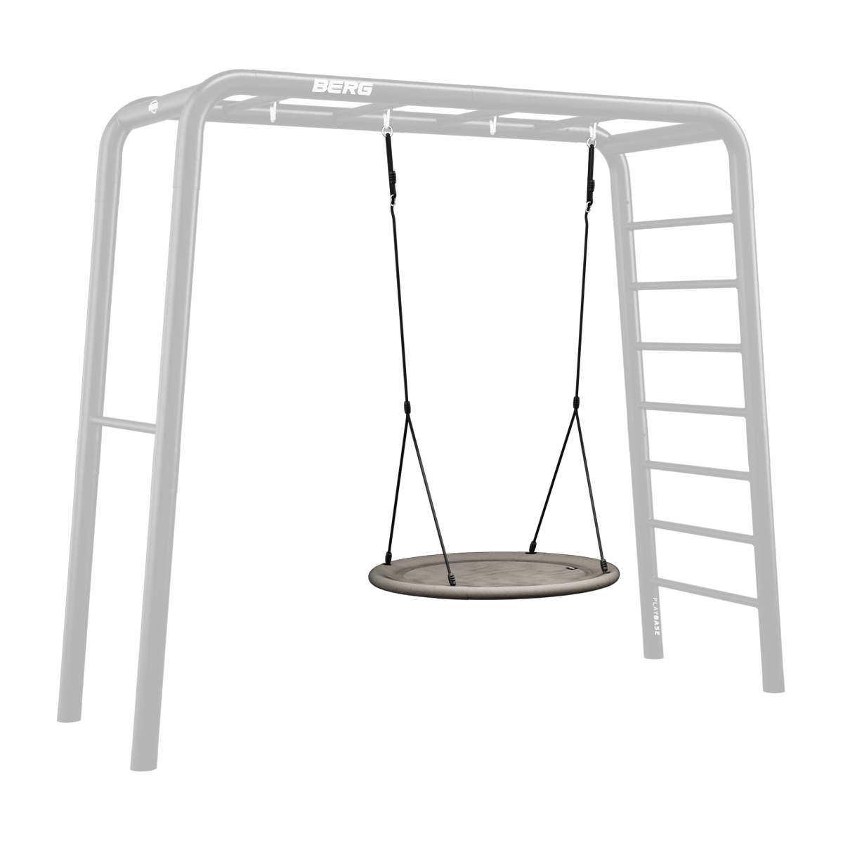 BERG PlayBase Nest Swing attached to PlayBase frame