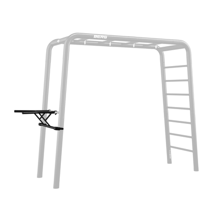 BERG PlayBase Dip Bar attached to frame
