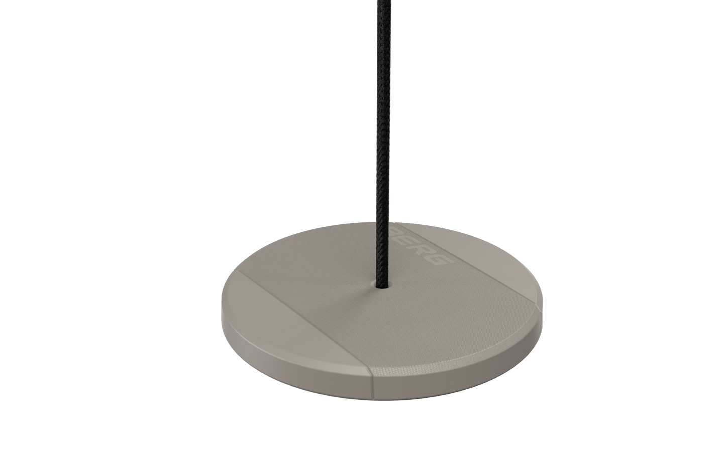 Close-up of BERG PlayBase Disc Swing rope and disc seat