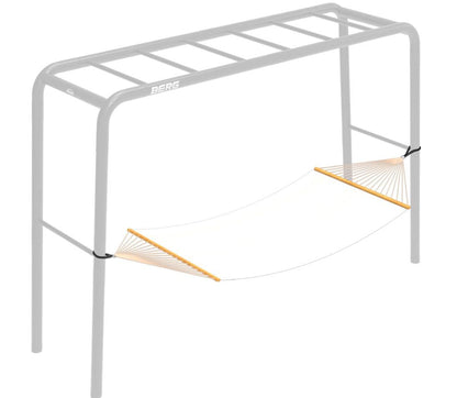 BERG PlayBase Hammock attached to PlayBase frame