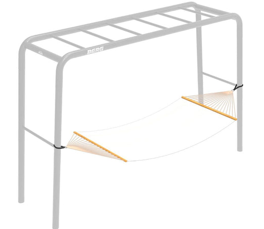 BERG PlayBase Hammock attached to PlayBase frame