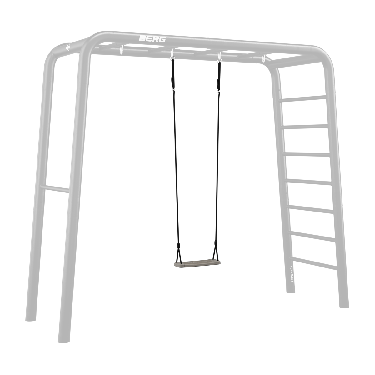 BERG PlayBase Seat Swing attached to play frame