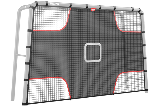BERG PlayBase Soccer Target Net Large attached to frame