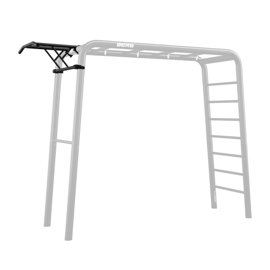 BERG PlayBase Pull-Up Bar attached to frame