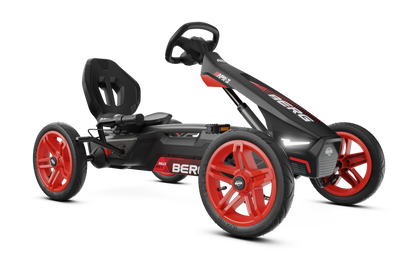 Kids active play on BERG Rally APX Red 3 Gear
