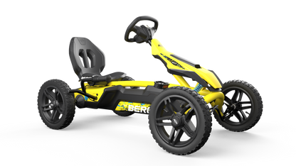 Kids active play on BERG Rally DRT Yellow 3 Gear