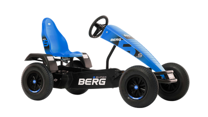 Active outdoor play with BERG Super Blue go-kart