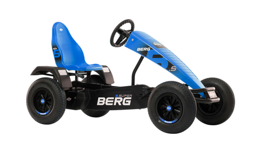 Active outdoor play with BERG Super Blue go-kart