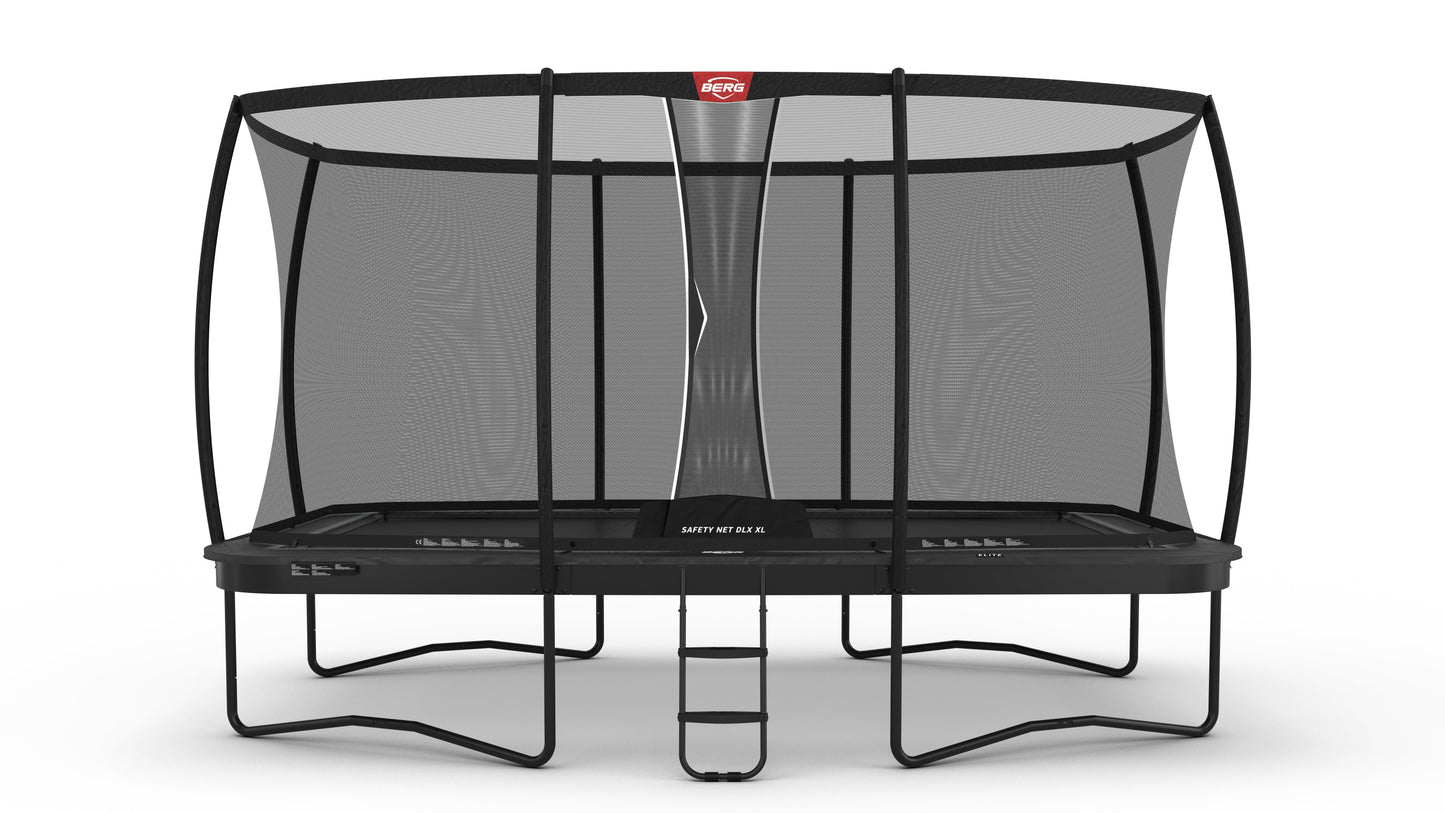 Safe outdoor fun with BERG Ultim Elite Regular trampoline