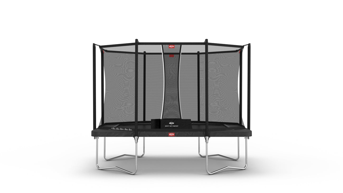 BERG Ultim Favorit Regular above-ground trampoline in garden