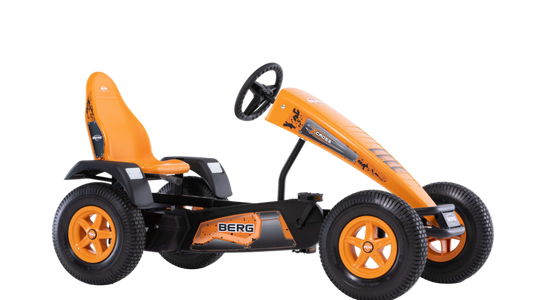 Outdoor play with BERG X-Cross go-kart