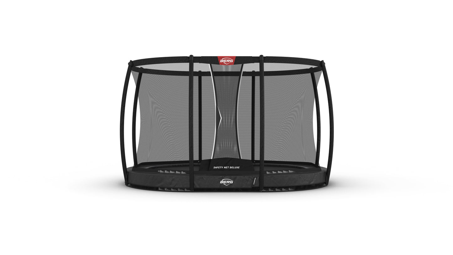 Safe outdoor fun with BERG Grand Champion InGround trampoline