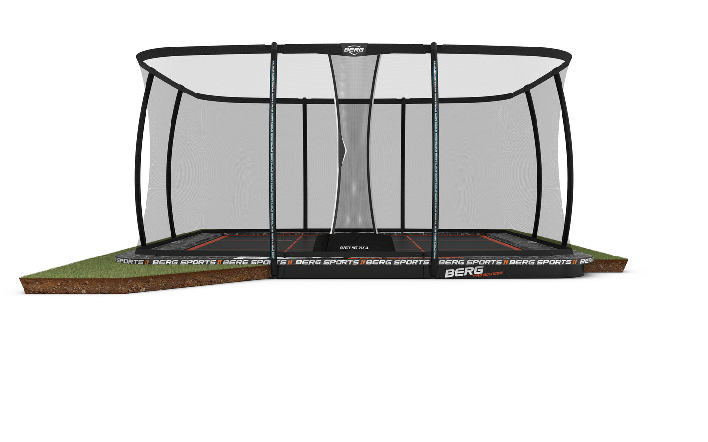 BERG Ultim Pro Bouncer FlatGround rectangular trampoline for athletes